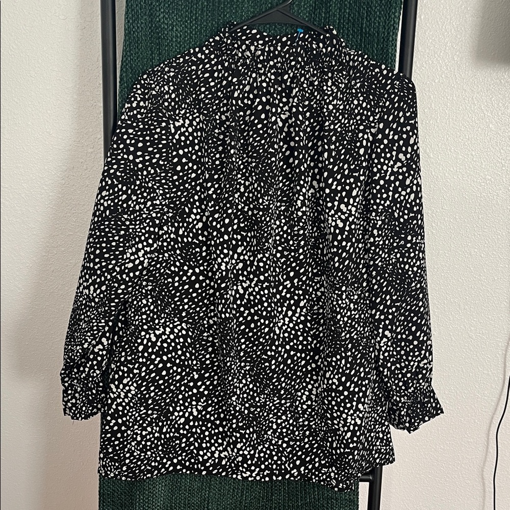 Black and White Women's Top